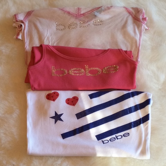 bebe Tops - 3 Bebe Bling Tops